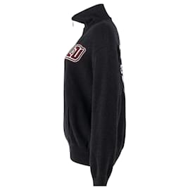 Louis Vuitton-Louis Vuitton Graffiti Zip Jacket in Grey Cotton -Grey