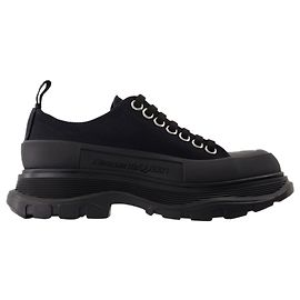 Tread Slick Sneakers - Alexander McQueen - Canvas - Schwarz Schwarz