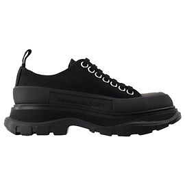 Tread Slick Sneakers - Alexander McQueen - Canvas - Schwarz Schwarz
