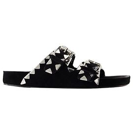 Sandali Lennyo - Isabel Marant - Pelle - Nero Nero