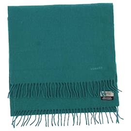 Hermès-HERMES Scarves T.  Cashmere-Blue