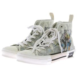 Baskets DIOR T.EU 42 Tissu Blanc
