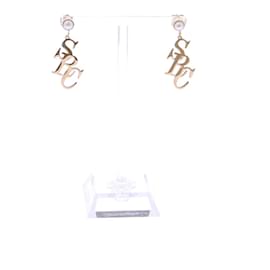 Autre Marque-SPORTY & RICH Earrings T.  Steel-Golden