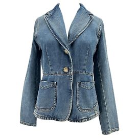 GAP Giacche T.US 4 Cotone Blu