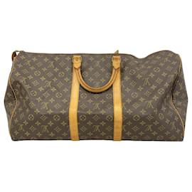 Louis Vuitton-Louis Vuitton Keepall 55-Brown