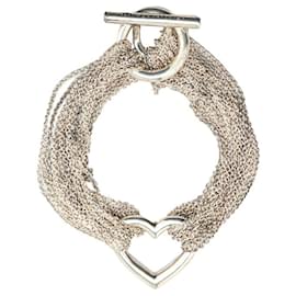 Tiffany & Co-Pulseira em coração com fecho toggle Tiffany em prata 925-Outro