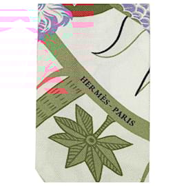 Hermès-Hermès Pink Mythiques Phoenix Coloriages Silk Twilly Scarf-Pink