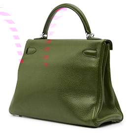 Hermès-Hermès Rouge Clemence Kelly II Retourne 32-Rouge