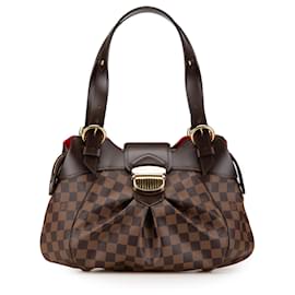Louis Vuitton-Louis Vuitton Brown Damier Ebene Sistina PM-Brown