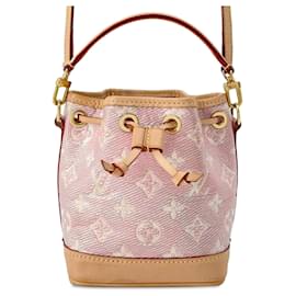 Louis Vuitton-Louis Vuitton Pink Monoglam Nano Noe-Pink