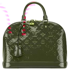 Louis Vuitton-Louis Vuitton Pink Monogram Vernis Alma PM-Pink,Other
