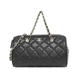 Chanel-Chanel Timeless Classic Line AP4474 Handbag-Black