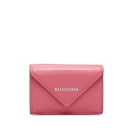 Balenciaga-Balenciaga Mini Paper Wallet-Pink