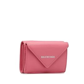 Balenciaga-Balenciaga Mini Paper Wallet-Pink