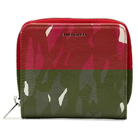 Balenciaga-Balenciaga Bi-fold Compact Wallet-Red