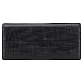 Loewe-Loewe Anagram Bi-fold Wallet-Black