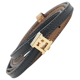 Fendi-Fendi FF Hardware Charm Bracelet-Brown,Black