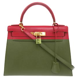 Hermès-Hermès Kelly 28-Red
