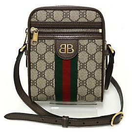 Bolsa de Ombro Balenciaga x Gucci The Hacker Project Bege