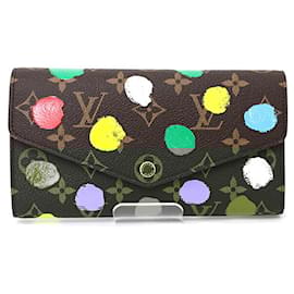 Louis Vuitton-Louis Vuitton Yayoi Kusama Long Wallet-Brown,Multiple colors,Monogram
