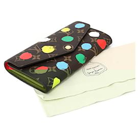 Louis Vuitton-Louis Vuitton Yayoi Kusama Long Wallet-Brown,Multiple colors,Monogram
