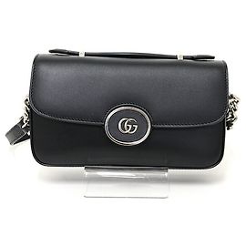 GUCCI Petit GG Mini Sac à Épaule Noir