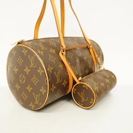 Louis Vuitton-Bolsa Louis Vuitton Monogram Papillon 30-Marrom