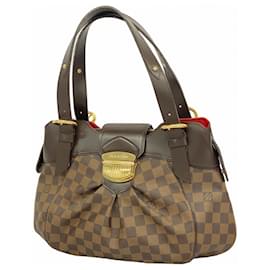 Louis Vuitton-Bolsa de Ombro Louis Vuitton Damier Sistine PM-Damier ebene