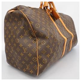 Louis Vuitton-Bolsa Boston Keepall 60 Monograma Louis Vuitton-Marrom