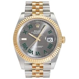 Rolex-Rolex Datejust 41 126333 Slate Green Roman Dial Men's Watch-Other