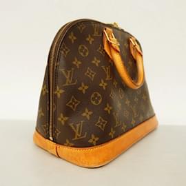 Louis Vuitton-Bolsa de mão Alma Monogram Louis Vuitton-Marrom