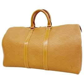 Louis Vuitton-Louis Vuitton Epi Keepall 45 Boston Bag-Golden