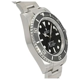 Rolex-Rolex Submariner 114060 Black Dot Dial Watch-Black