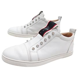 Christian Louboutin-CHRISTIAN LOUBOUTIN SHOES F.A.V FIQUE AT WILL 3200465 42 SNEAKERS-White