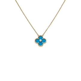 Van Cleef & Arpels-Van Cleef & Arpels Alhambra Yellow Gold Necklace-Yellow