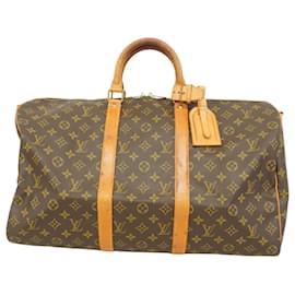 Louis Vuitton-Louis Vuitton Keepall Bandouliere 50-Brown