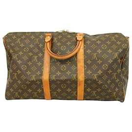 Louis Vuitton-Louis Vuitton Keepall Bandouliere 50-Brown