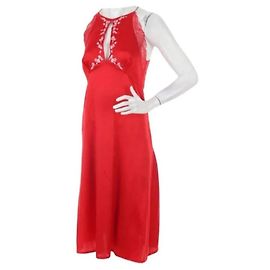 La Perla Perlen Slip-Kleid Lingerie Rot