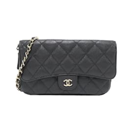 Chanel-Chanel Timeless Classic Line Shoulder Bag-Black