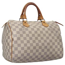 Louis Vuitton-LOUIS VUITTON Damier Azur Speedy 30 Hand Bag N41533 LV Auth 113463-Other