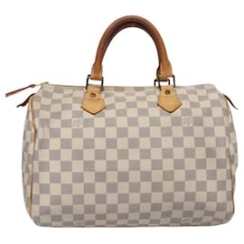 Louis Vuitton-LOUIS VUITTON Damier Azur Speedy 30 Hand Bag N41533 LV Auth 113463-Other