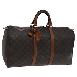 LOUIS VUITTON Monogram Keepall 50 Bolsa Boston M41426 LV Auth EC049 Monograma