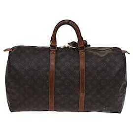 Louis Vuitton-LOUIS VUITTON Monogram Keepall 50 Boston Bag M41426 LV Auth EC049-Monogram