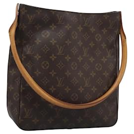 Louis Vuitton-LOUIS VUITTON Monogram Looping GM Shoulder Bag M51145 LV Auth BD062-Monogram