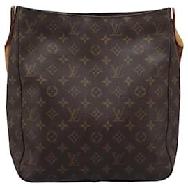 Louis Vuitton-LOUIS VUITTON Monogram Looping GM Shoulder Bag M51145 LV Auth BD062-Monogram