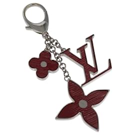 Louis Vuitton-LOUIS VUITTON Epi Bijusac Fleur Deux Charm metal Red M65224 LV Auth EC029-Red