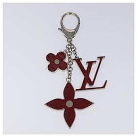 Louis Vuitton-LOUIS VUITTON Epi Bijusac Fleur Deux Charm metal Red M65224 LV Auth EC029-Red