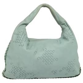 Autre Marque-BOTTEGA VENETA Hobo Shoulder Bag Leather Baby Blue 115654 Auth MY043-Light blue