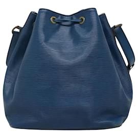 Louis Vuitton-LOUIS VUITTON Epi Petit Noe Shoulder Bag Blue M44105 LV Auth 114835-Blue