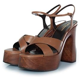 Saint Laurent-Saint Laurent, Jota 85 Heaven sandals-Brown